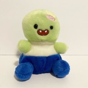 Aurora Palm Pals Smart Brainy Zombie Adorable Stuffed Animal Amusable Toy 5”